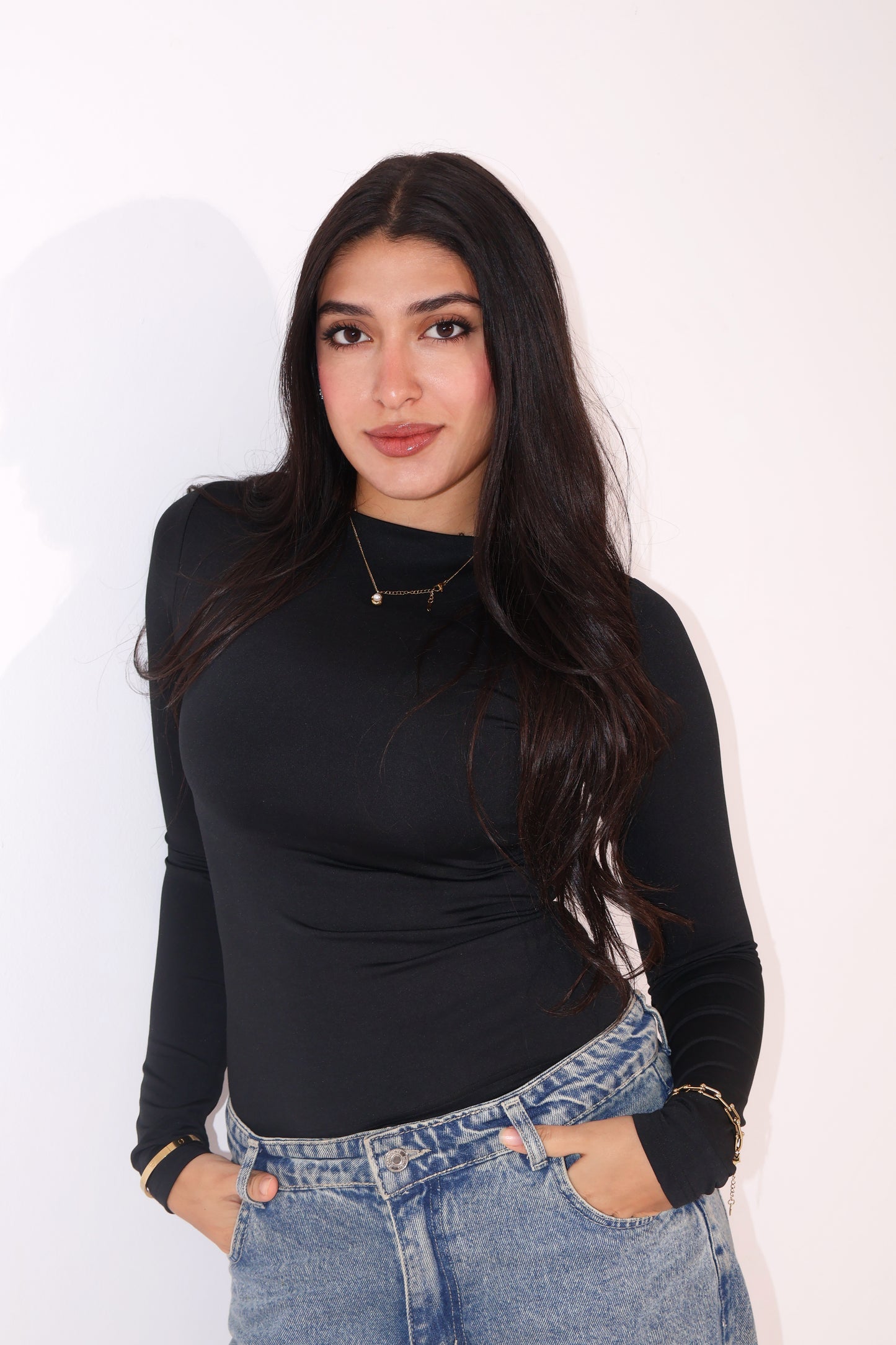 The seamless top in BLCK