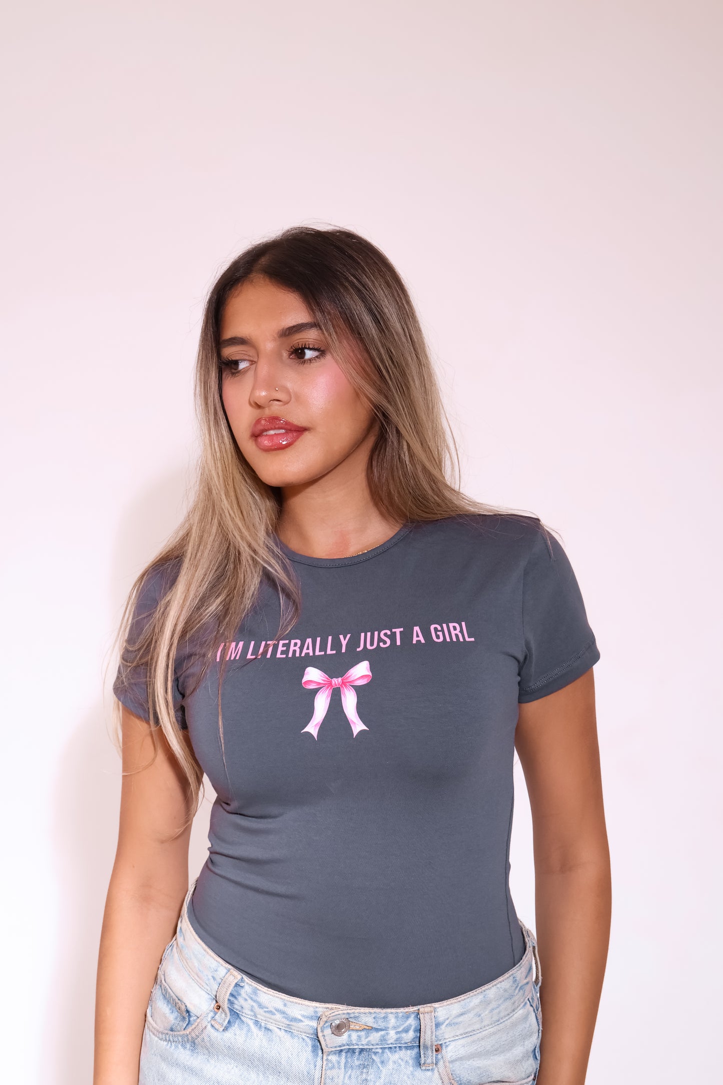 Just a girl tee