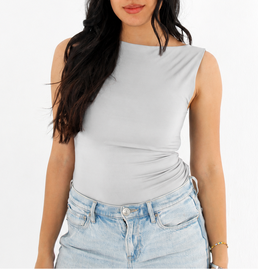 TOKYO Reversible Top in silver