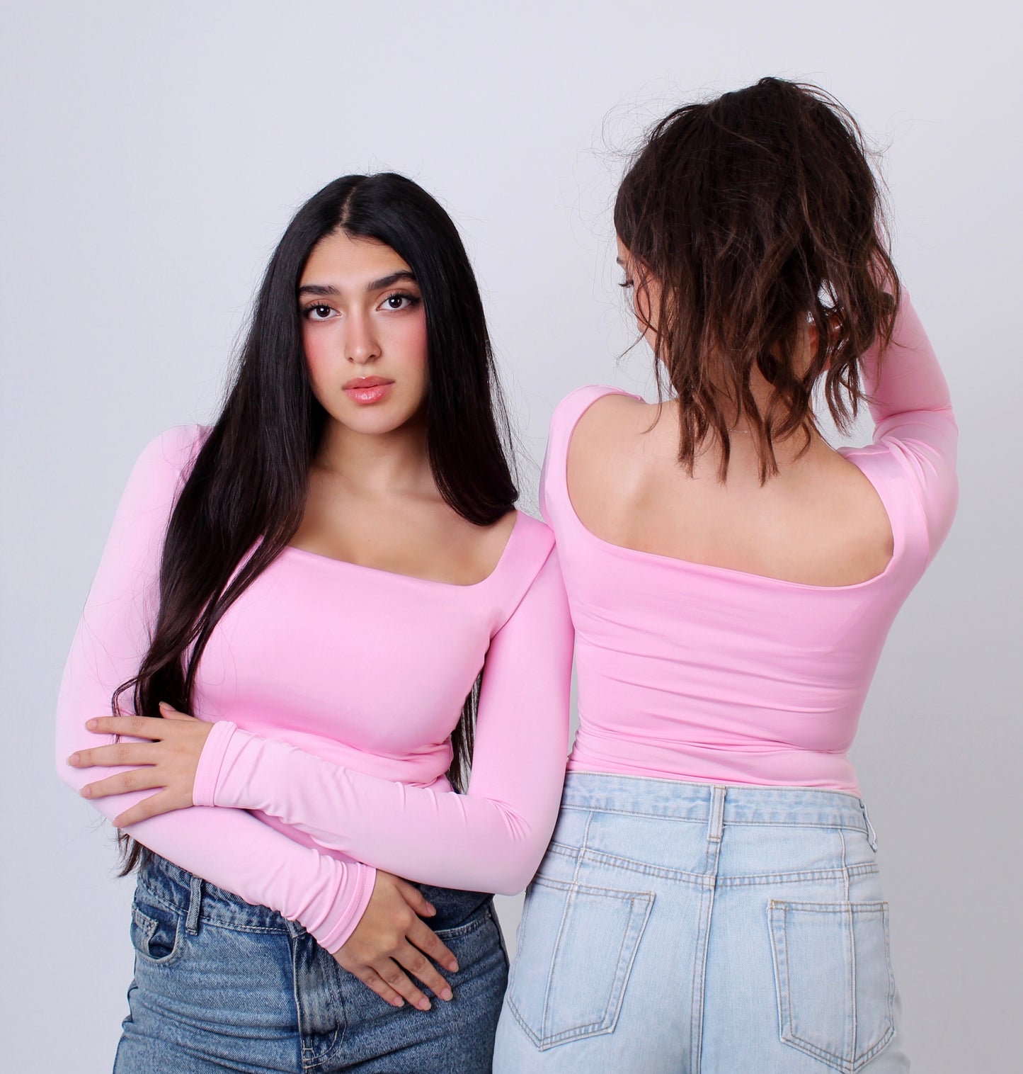 Curve Fit Top in Bubble Gum