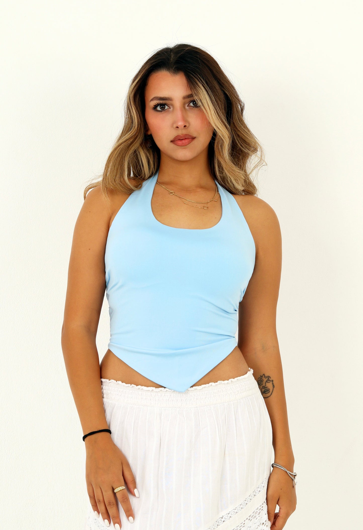 Coquette Top in SKY