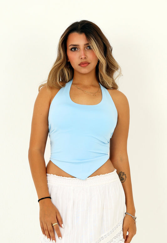 Coquette Top in SKY