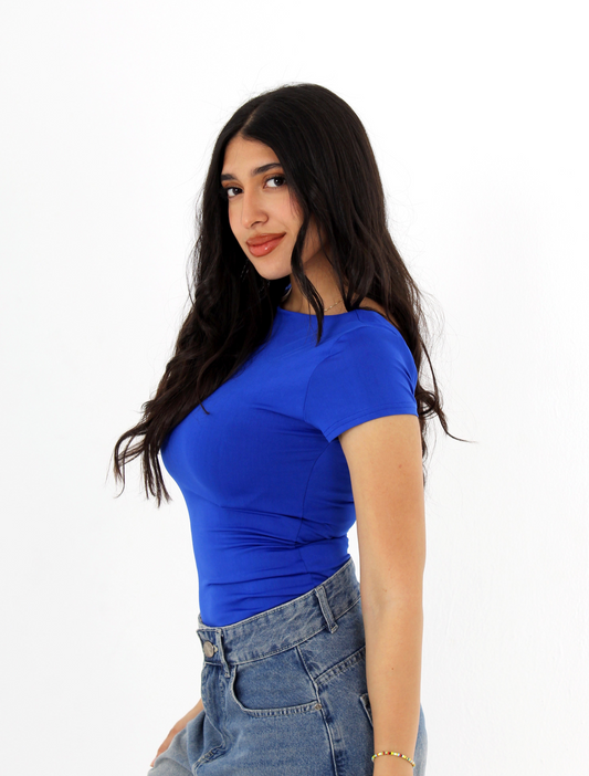 CAIRO Reversible Top in BLU