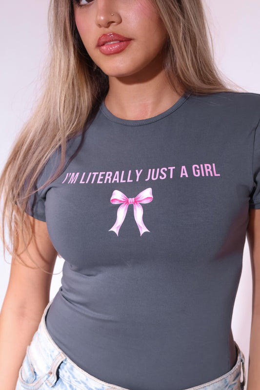 Just a girl tee