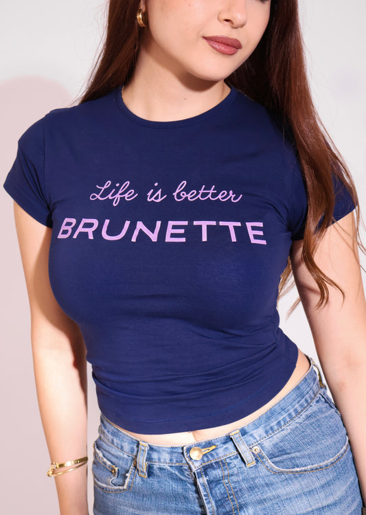 Brunette tee