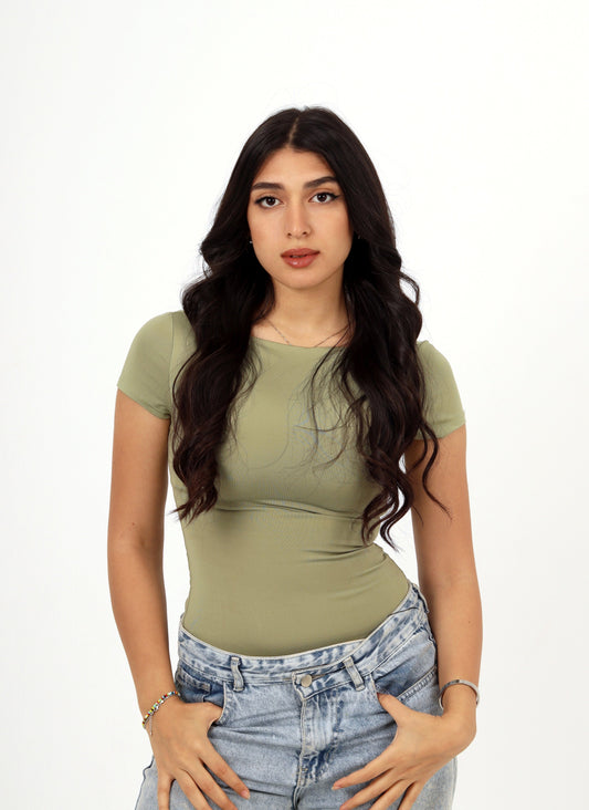 CAIRO Reversible Top in SAGE