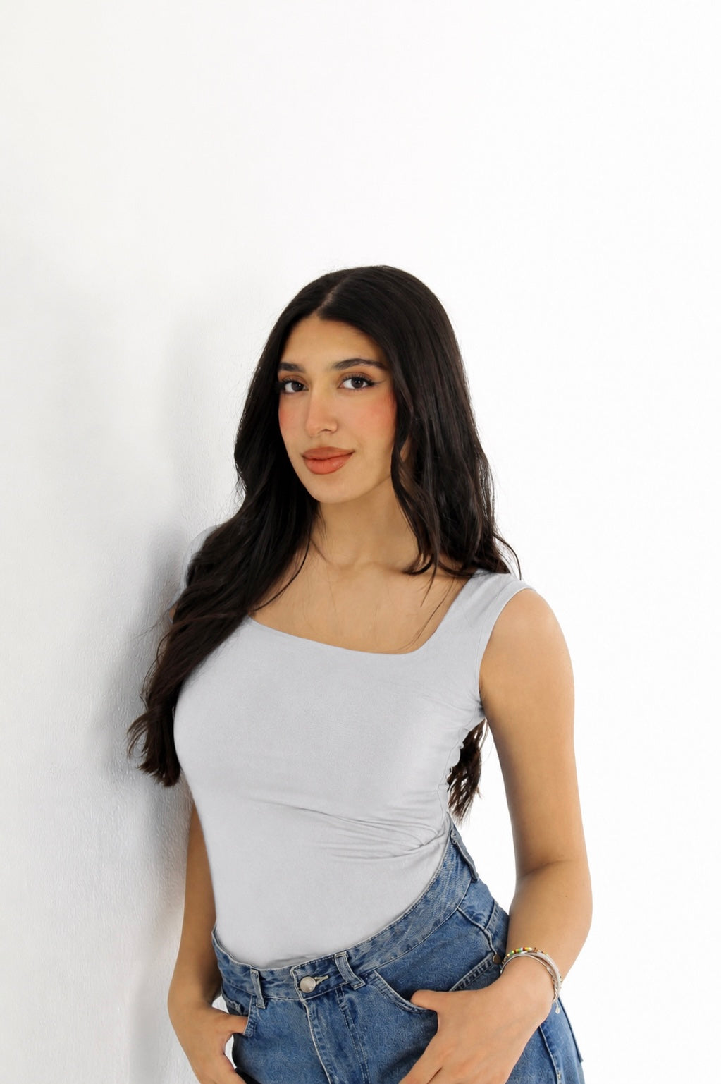TOKYO Reversible Top in silver