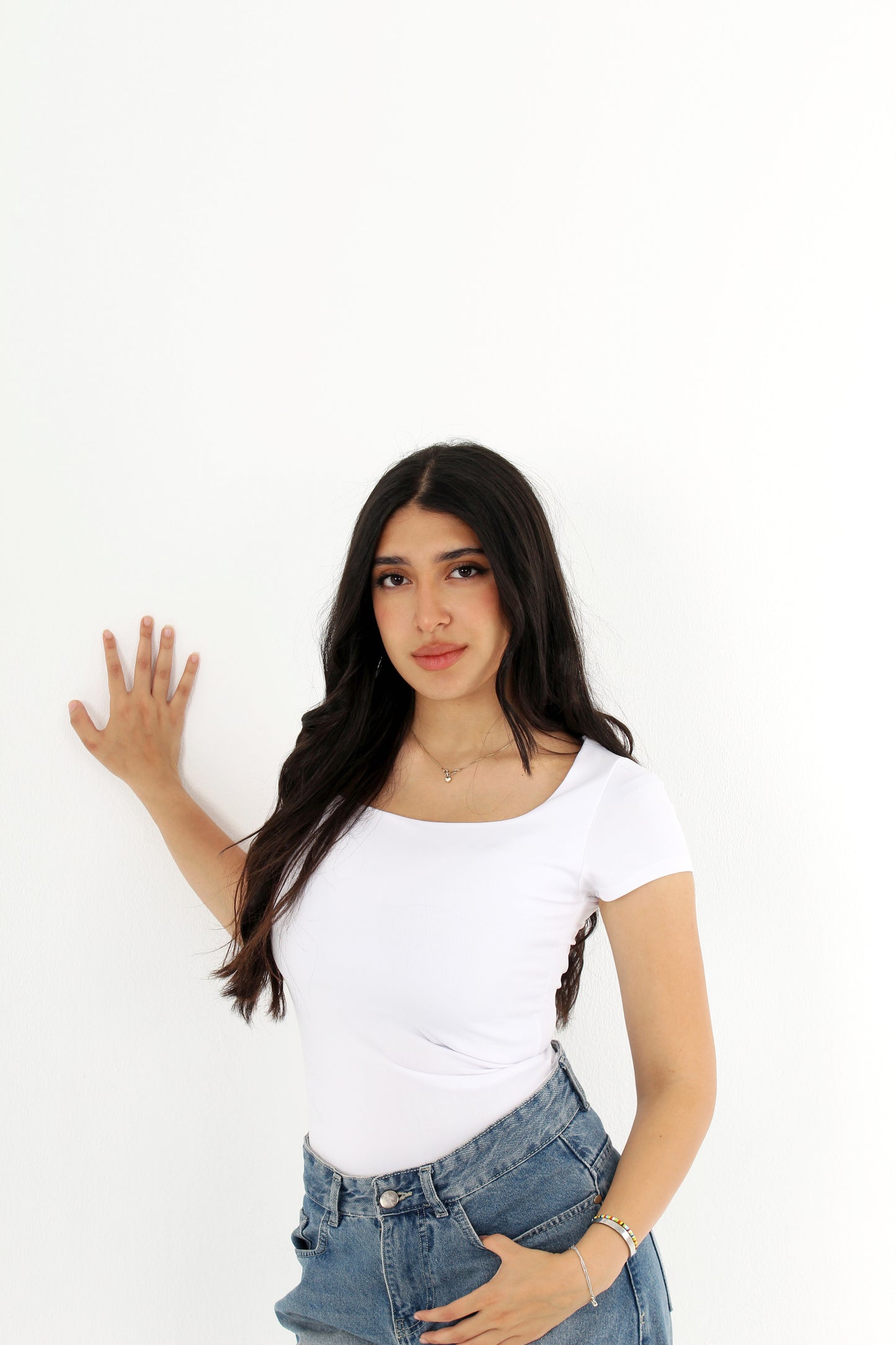 CAIRO Reversible Top in WHITE